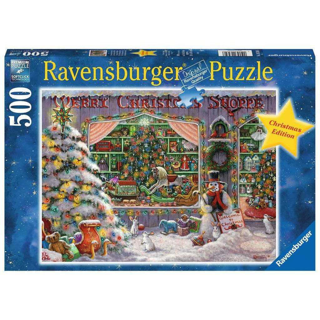 The Christmas Shop 500pc-Ravensburger-The Red Balloon Toy Store
