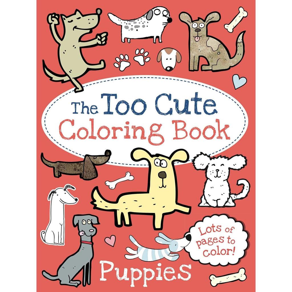 The Too Cute Coloring Book: Puppies-Simon & Schuster-The Red Balloon Toy Store
