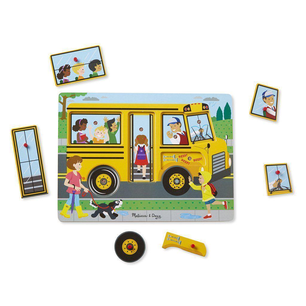 The Wheels on the Bus Sound Puzzle-Melissa & Doug-The Red Balloon Toy Store