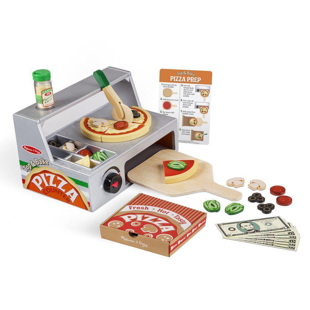 Top & Bake Pizza Counter-Melissa & Doug-The Red Balloon Toy Store