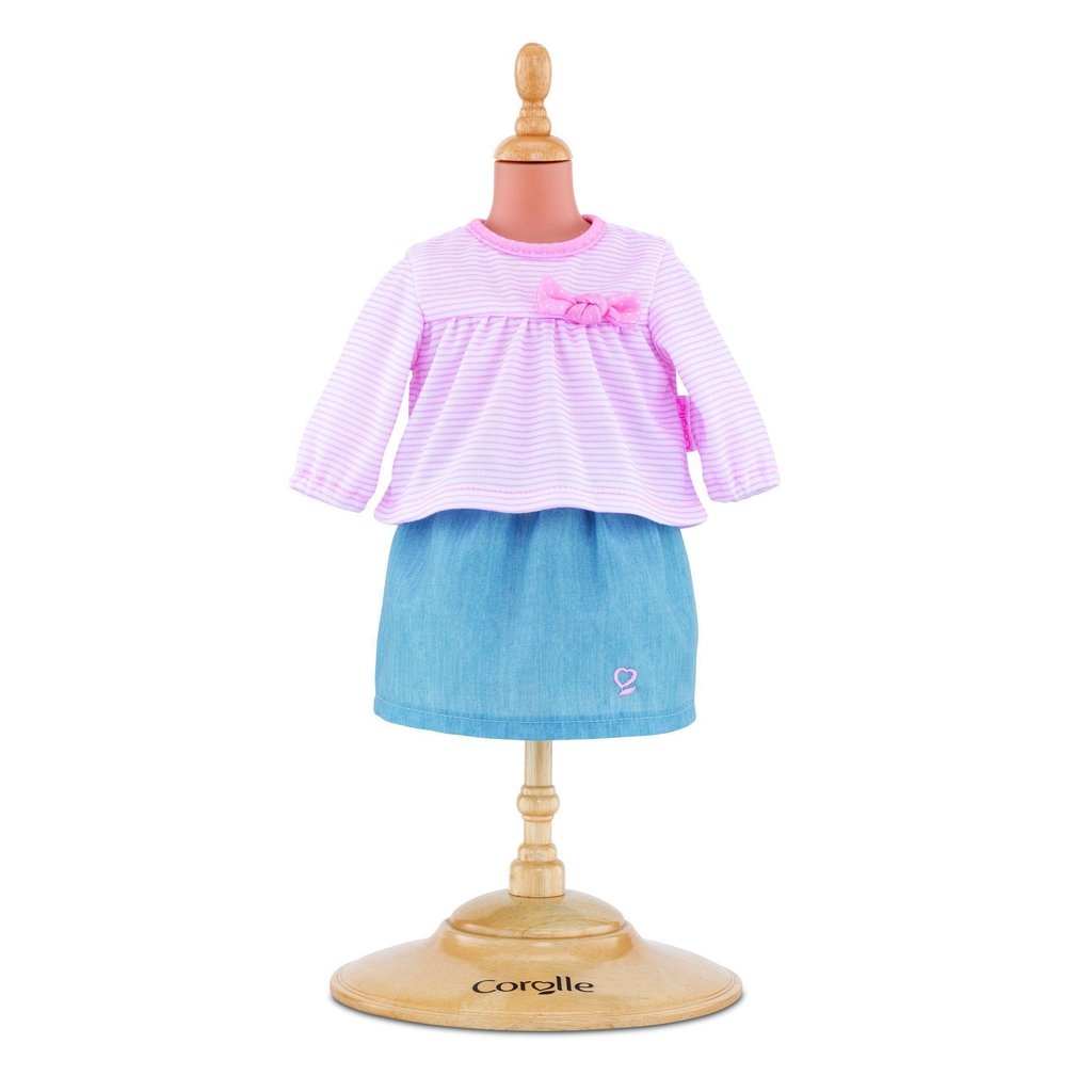 Top & Skirt for 12-inch Baby Doll-Corolle-The Red Balloon Toy Store