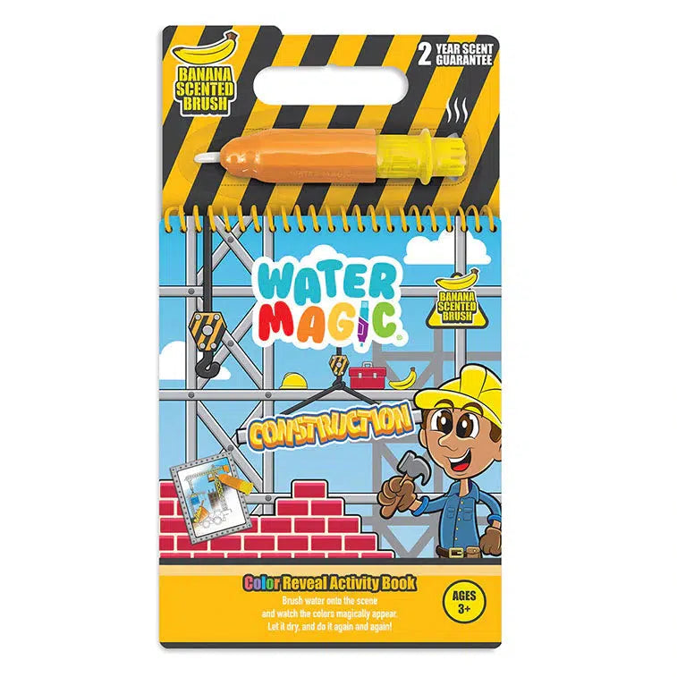 Water Magic Construction Coloring Book-Scentco-The Red Balloon Toy Store