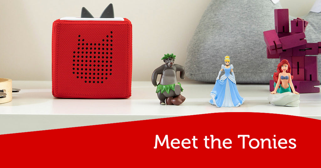 Meet the Tonies - Toniebox with Baloo, Cinderella, and Arielle Tonies