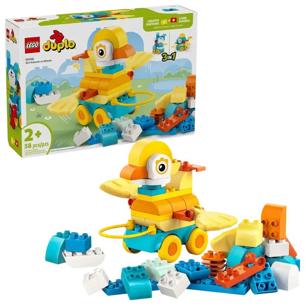 3 in 1 Animals on Wheels-LEGO-The Red Balloon Toy Store