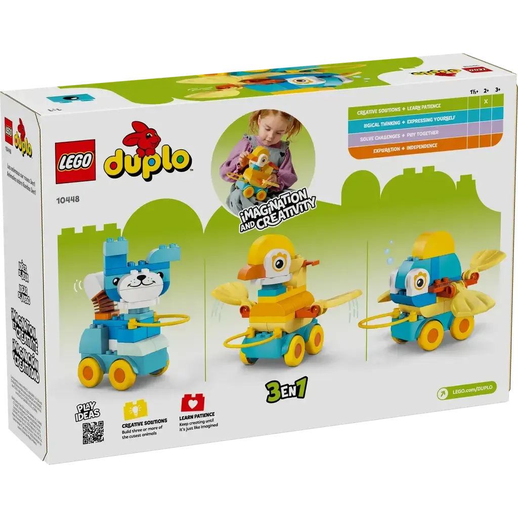 3 in 1 Animals on Wheels-LEGO-The Red Balloon Toy Store