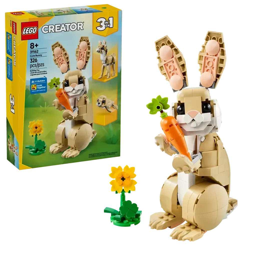 3-in-1 Cute Bunny-LEGO-The Red Balloon Toy Store