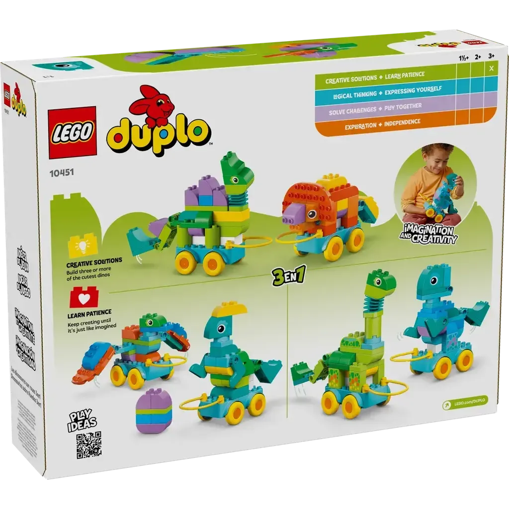 3 in 1 Dinosaurs on Wheels-LEGO-The Red Balloon Toy Store