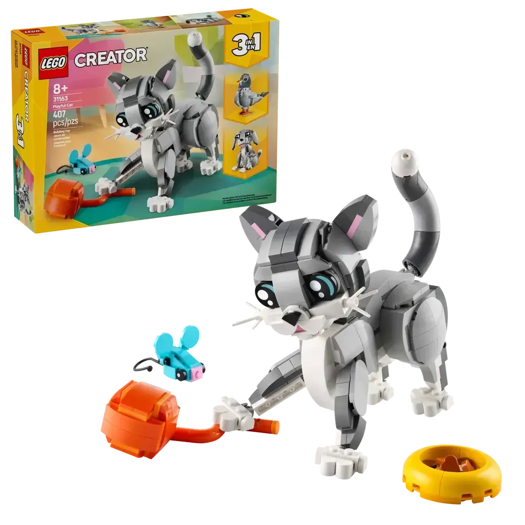 3-in-1 Playful Cat-LEGO-The Red Balloon Toy Store