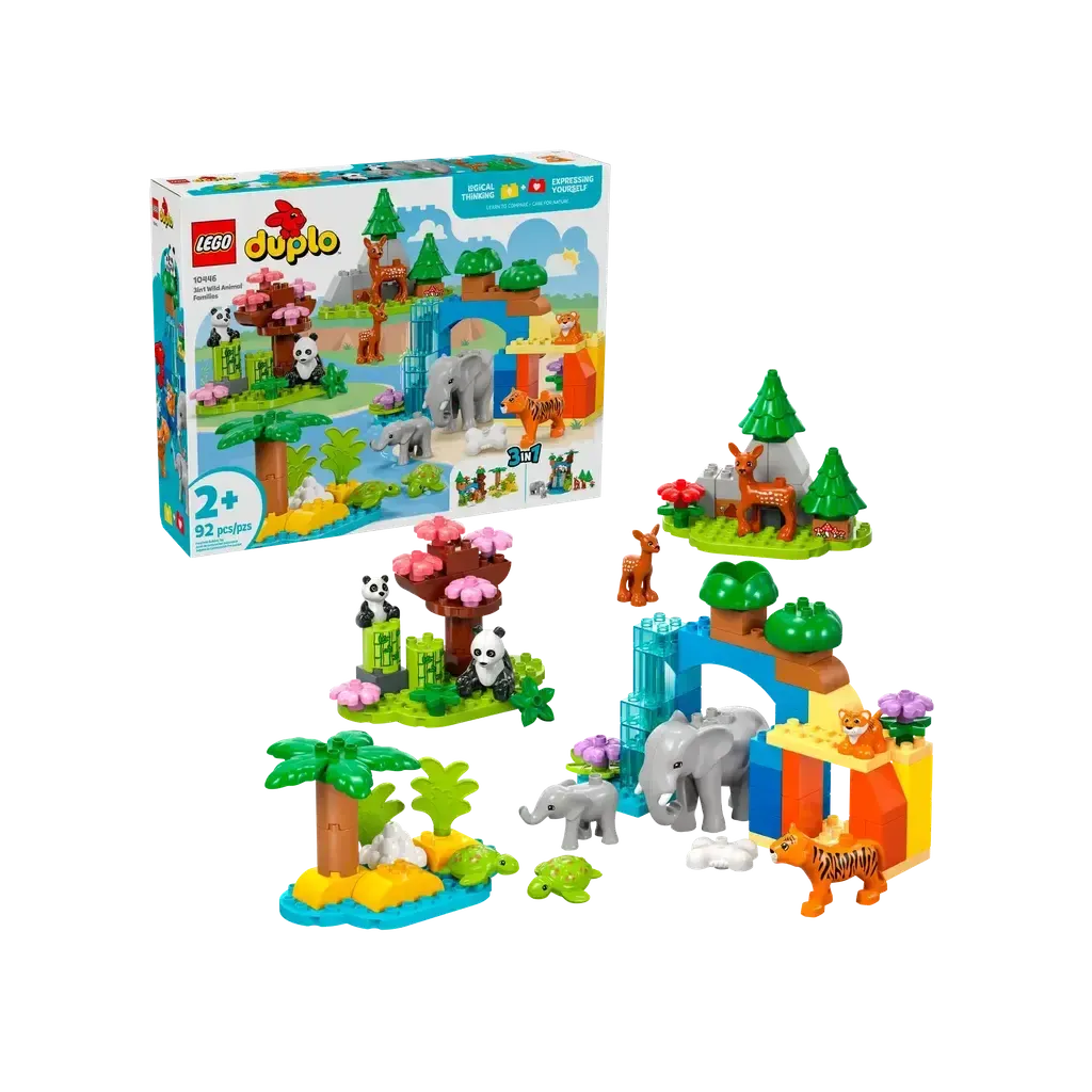 3-in-1 Wild Animals Families-LEGO-The Red Balloon Toy Store
