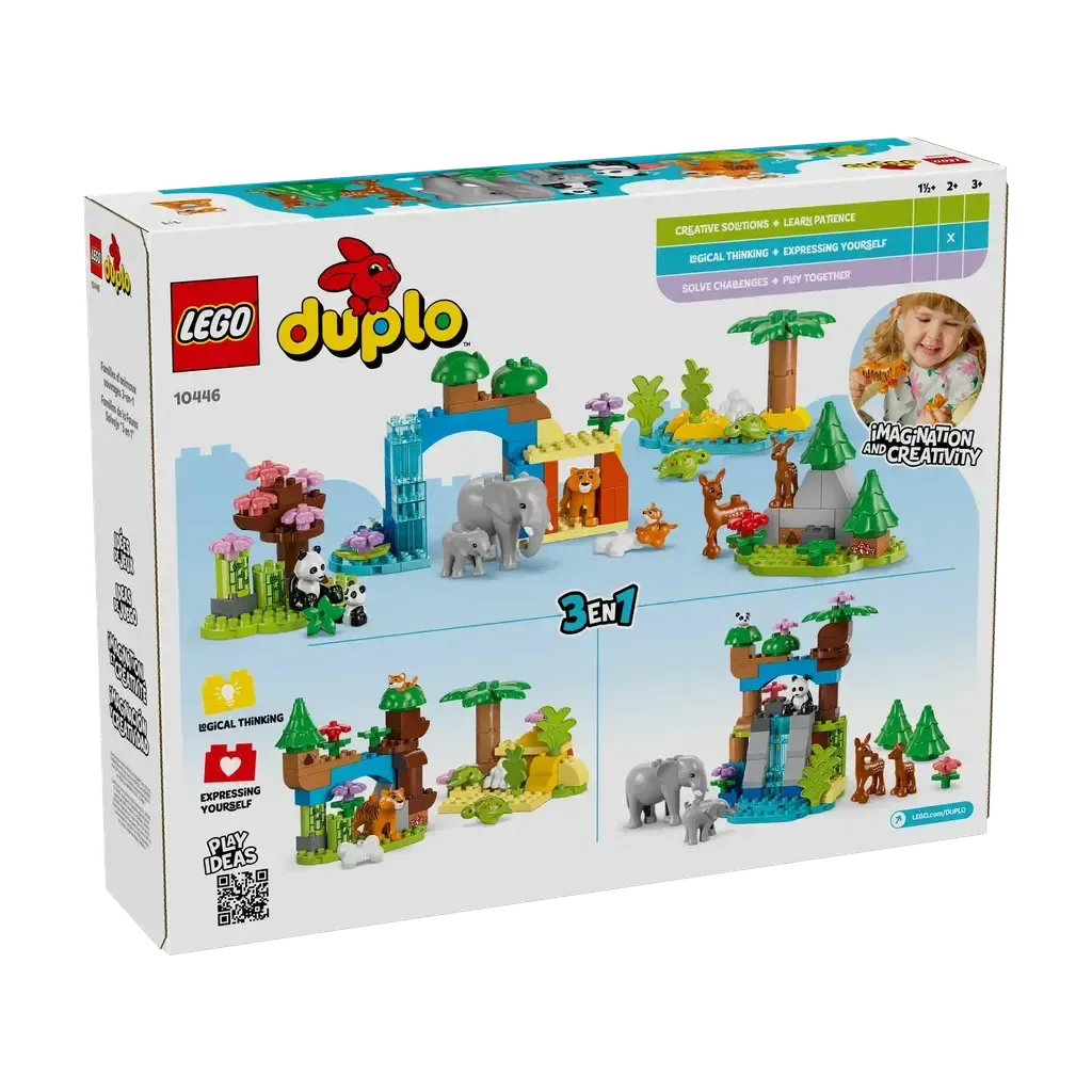 3-in-1 Wild Animals Families-LEGO-The Red Balloon Toy Store