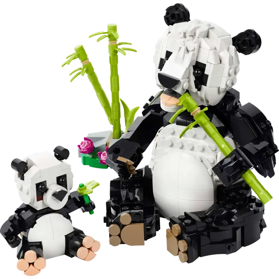 3-in-1 Wild Animals: Panda Family – The Red Balloon Toy Store