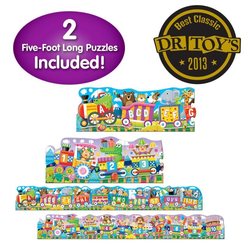 ABC/123 Train Puzzle-The Learning Journey Int.-The Red Balloon Toy Store