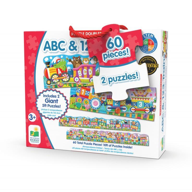 ABC/123 Train Puzzle-The Learning Journey Int.-The Red Balloon Toy Store