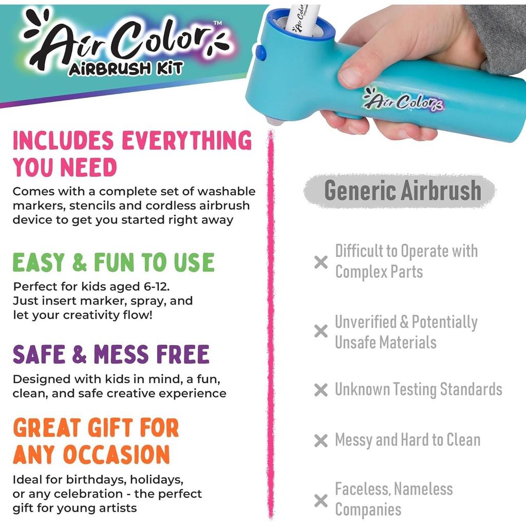 Air Color Airbrush Kit-The Pencil Grip-The Red Balloon Toy Store