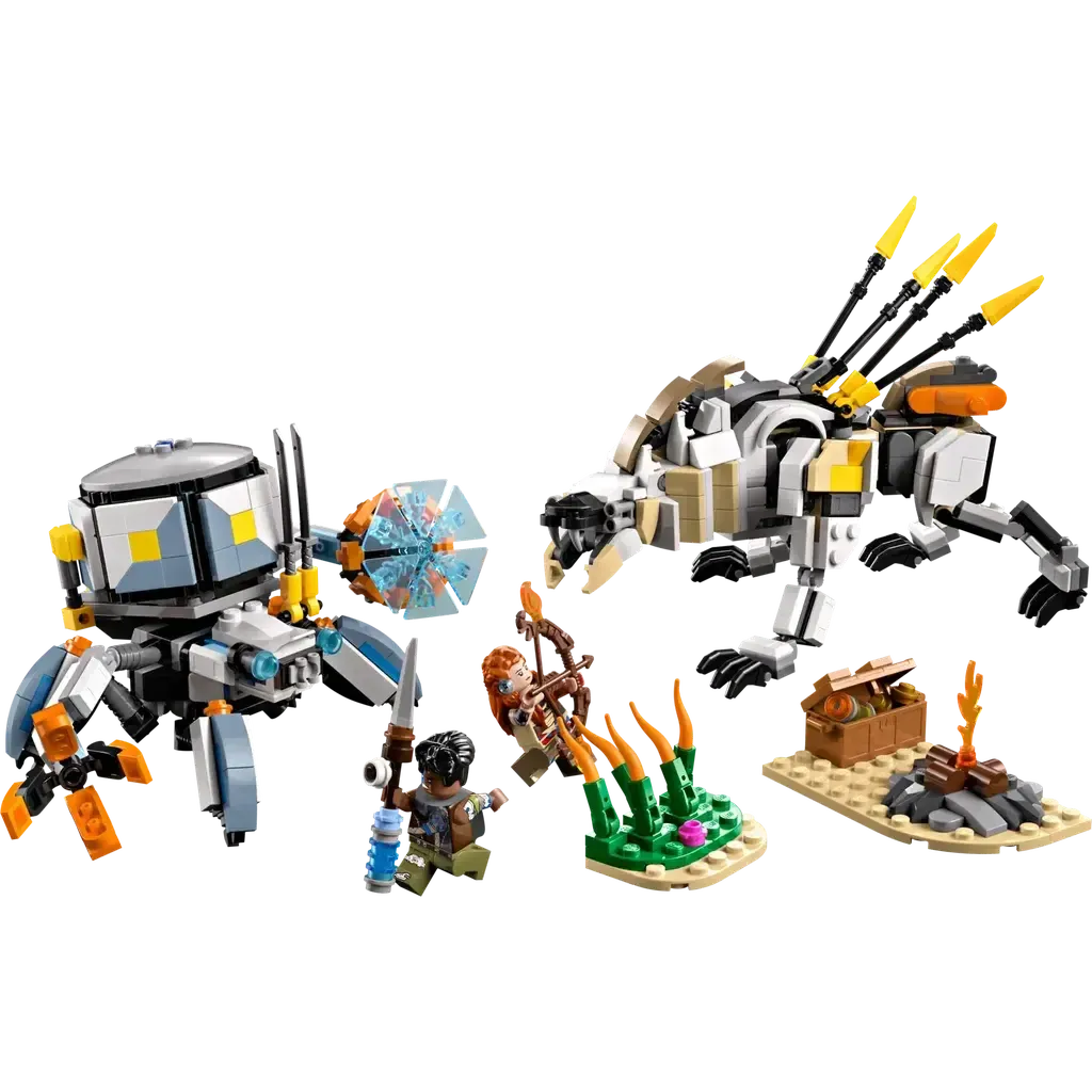 Aloy & Varl vs. Shell-Walker & Sawtooth-LEGO-The Red Balloon Toy Store