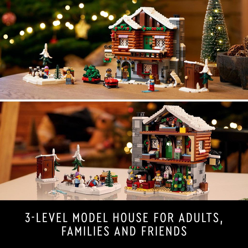 2-level model house for adults, families and friends