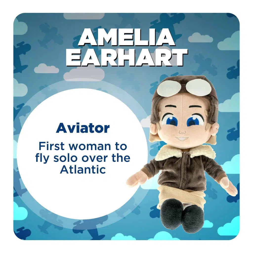Aviator, Ameria Earhart was the first woman to fly solo over the atlantic