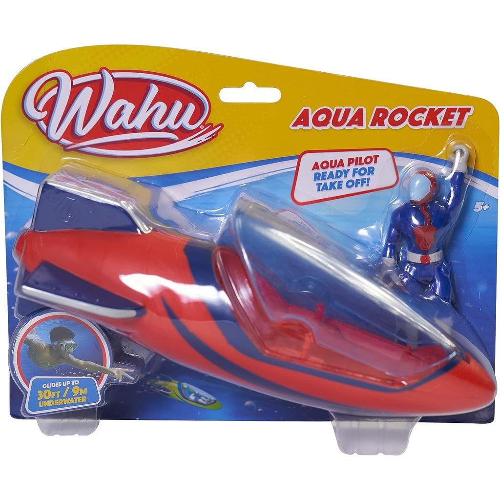 red variant of the diving toy shown in packaging