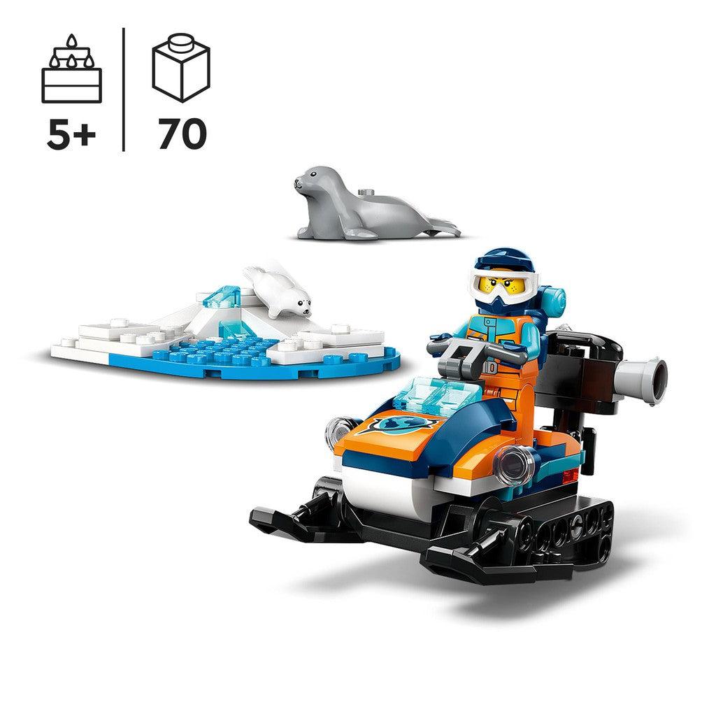for ages 5+ with 70 LEGO bricks inside
