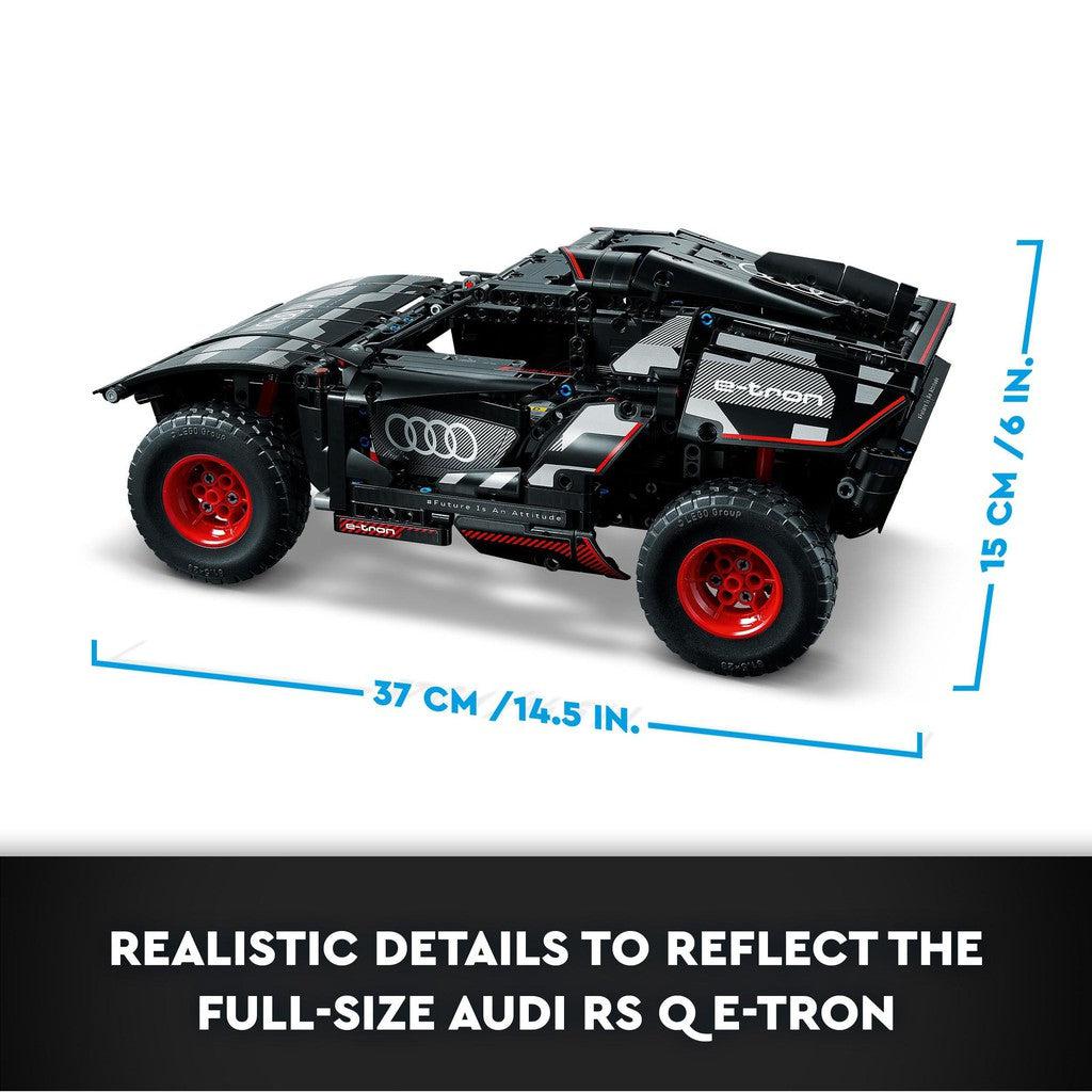 Realistic Details to Reflect the Full- size Audi RS Q E-Tron