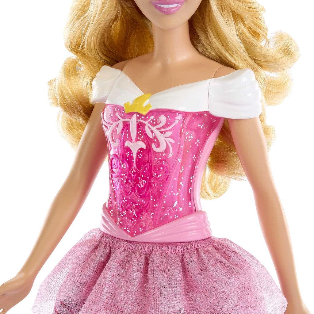 image shows Aurora as a barbie