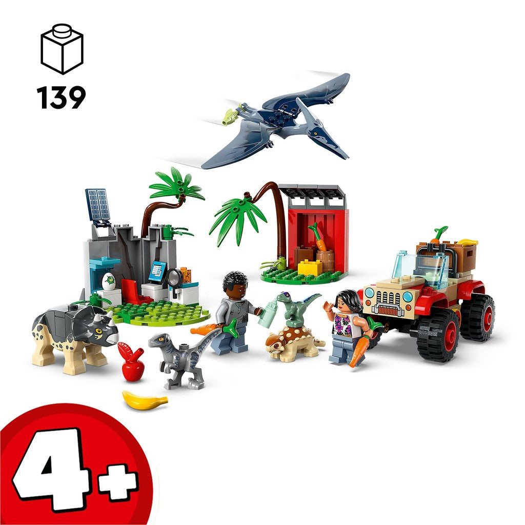 for ages 4+ with 139 LEGO pieces 
