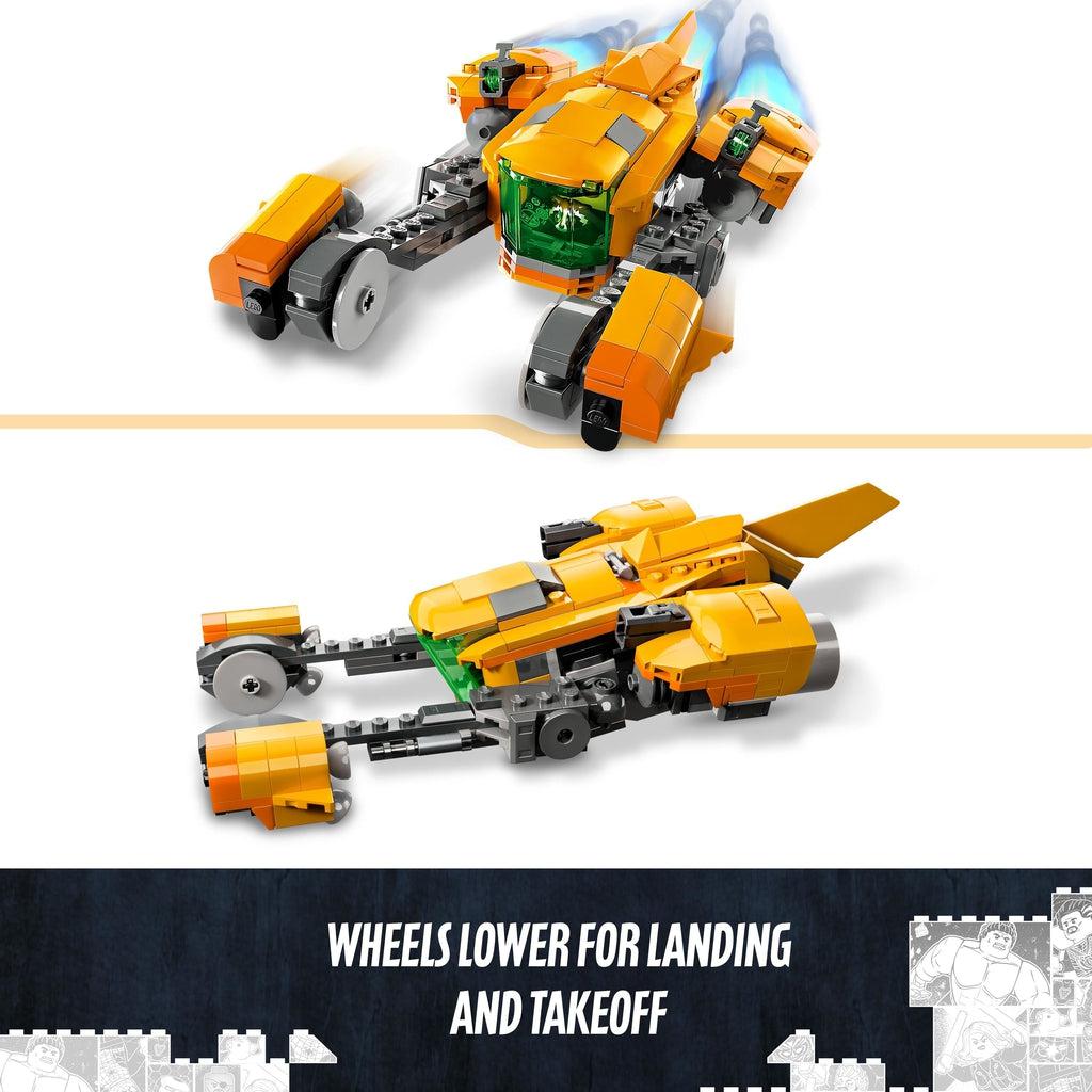 wheels lower for landing and takeoff