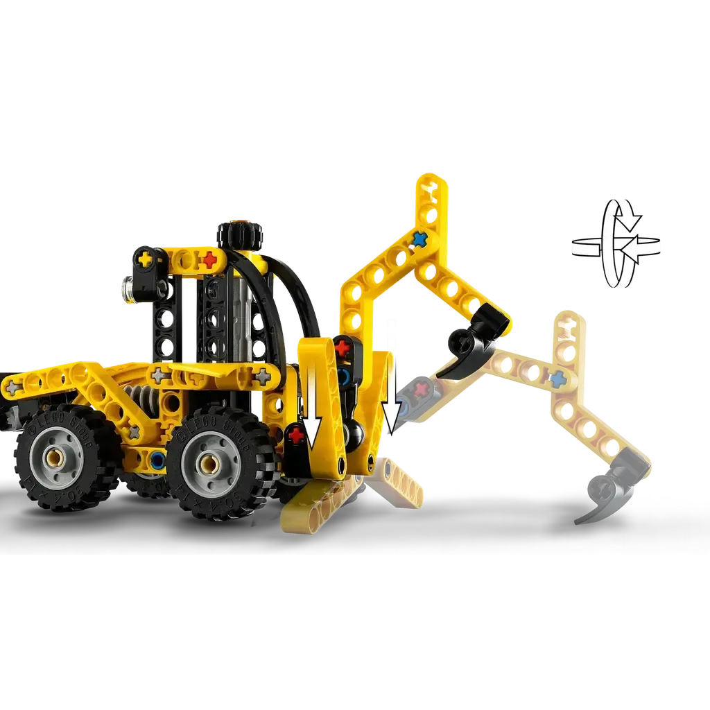 Backhoe Loader-LEGO-The Red Balloon Toy Store