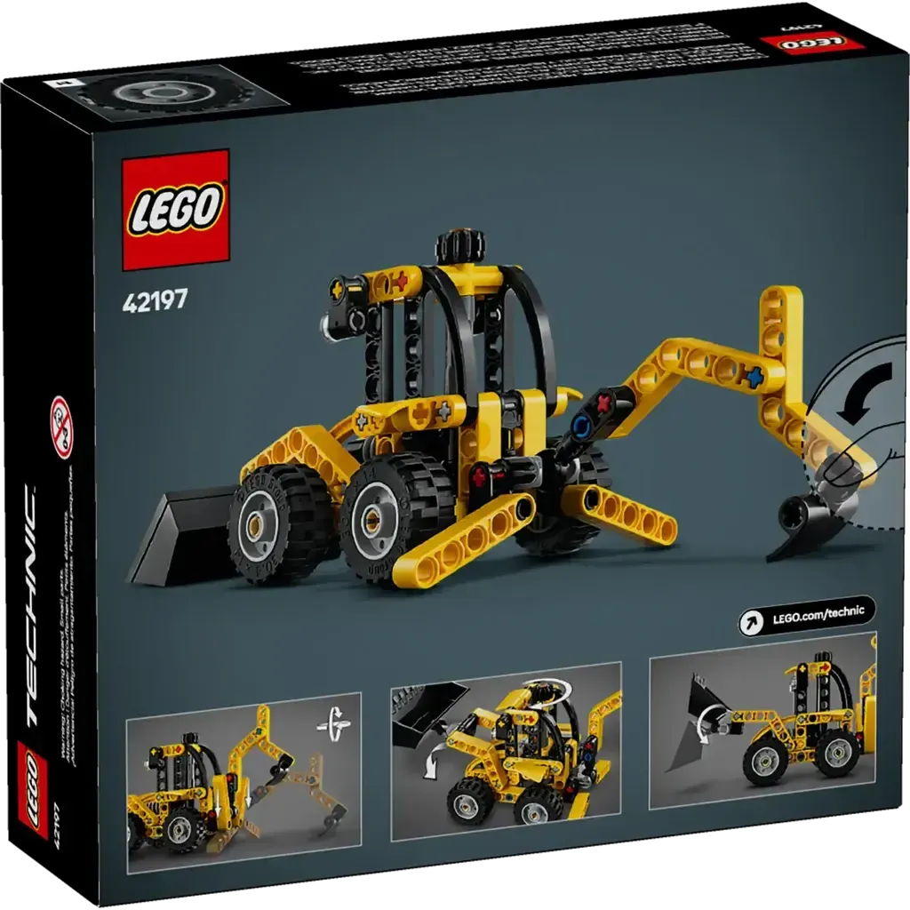 Backhoe Loader-LEGO-The Red Balloon Toy Store