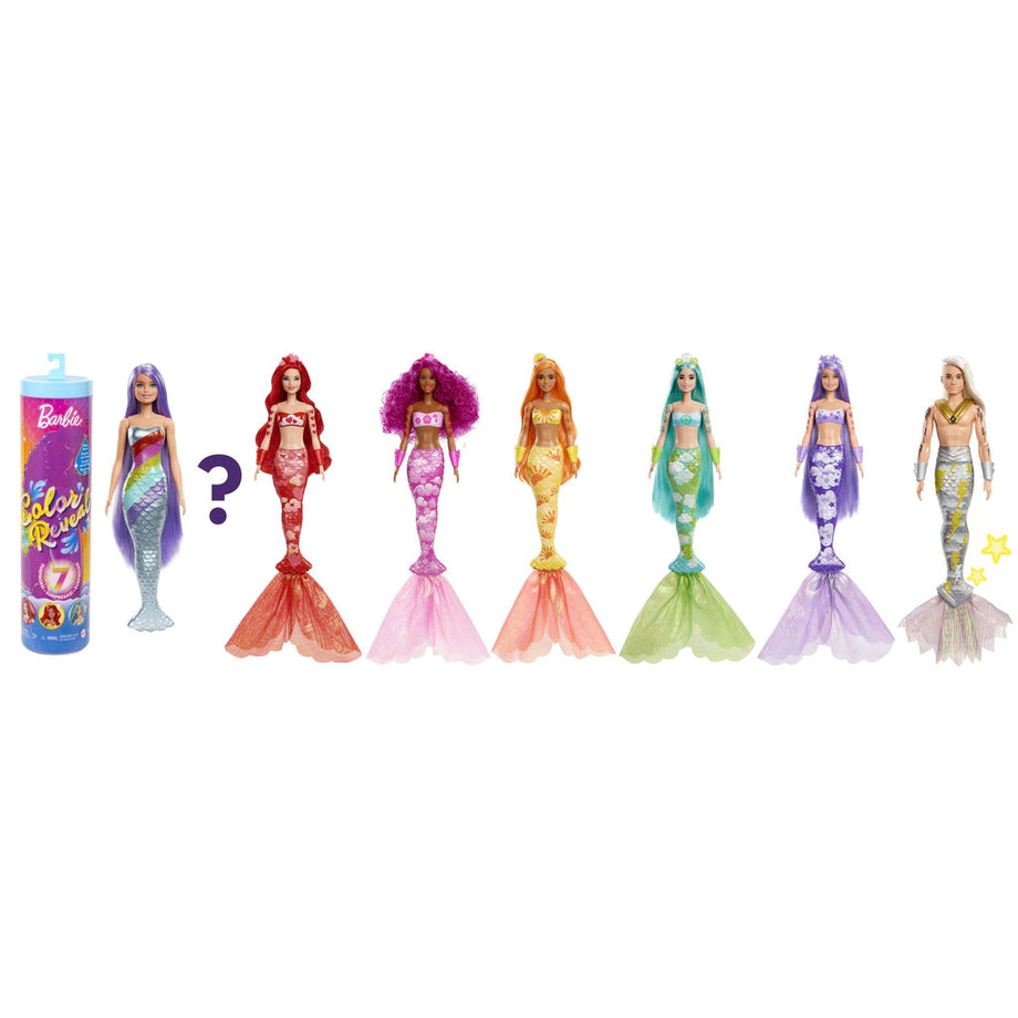 Barbie Color Reveal Mermaid Surprise Box - Mattel – The Red Balloon Toy  Store