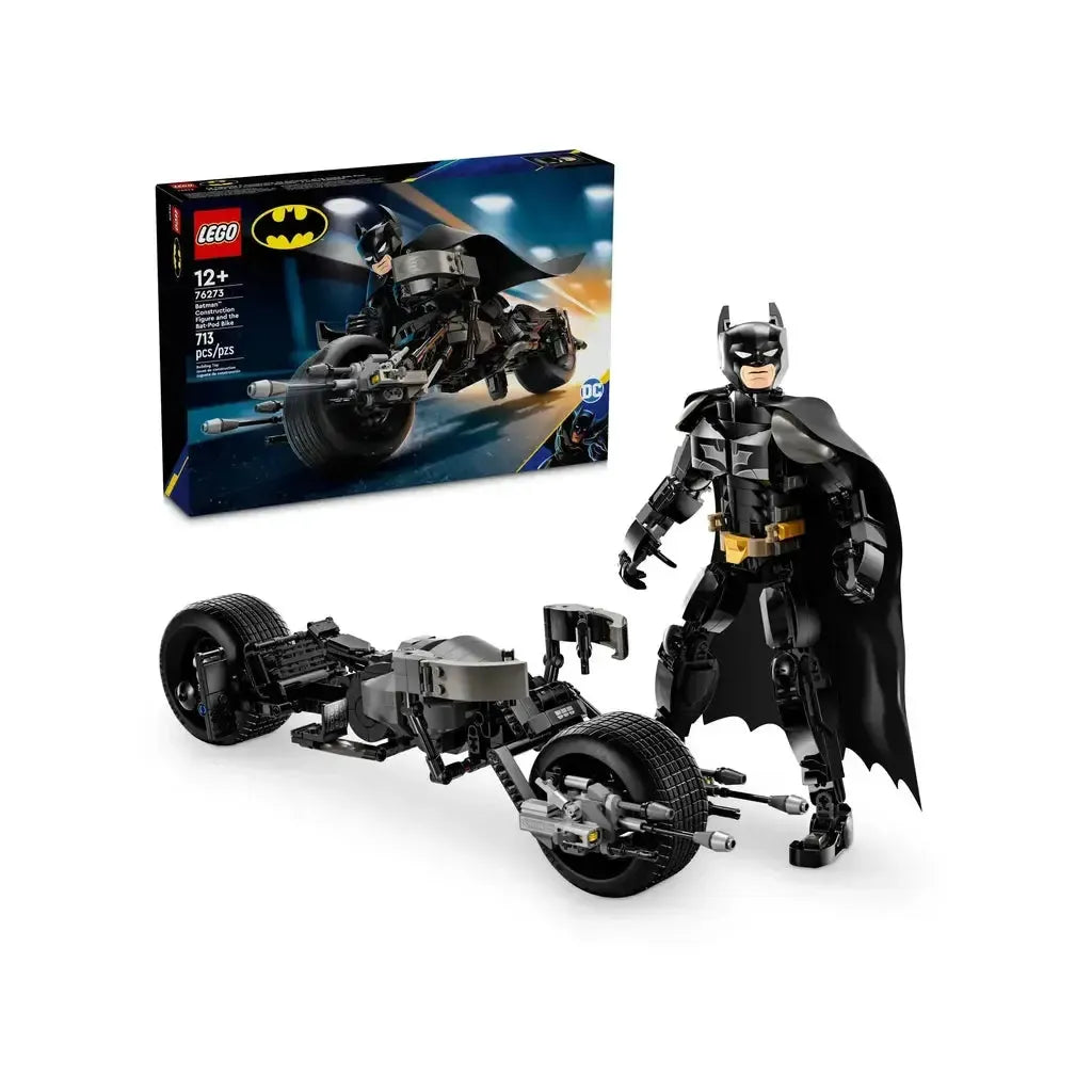 Batman# Construction Figure and the Bat-Pod Bike-LEGO-The Red Balloon Toy Store