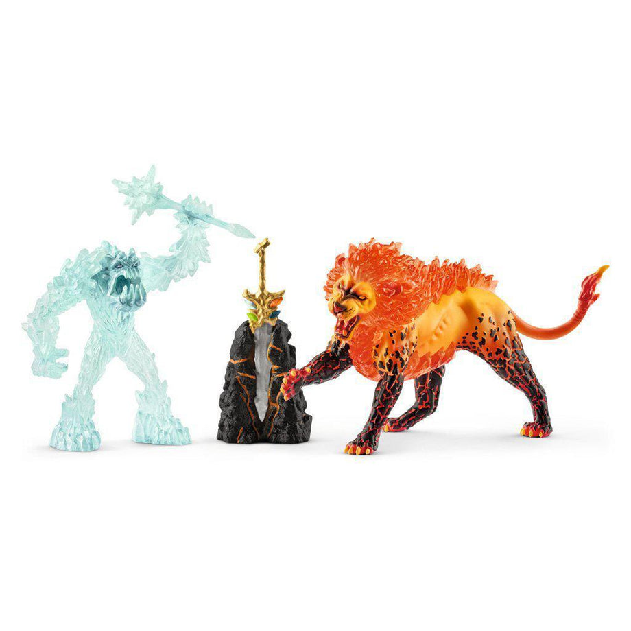 Schleich Frost Monster vs. Fire Lion Figurines – The Red Balloon
