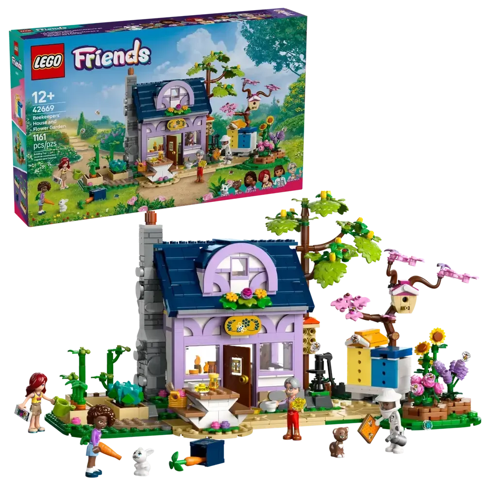 Beekeeper's House and Flower Garden-LEGO-The Red Balloon Toy Store