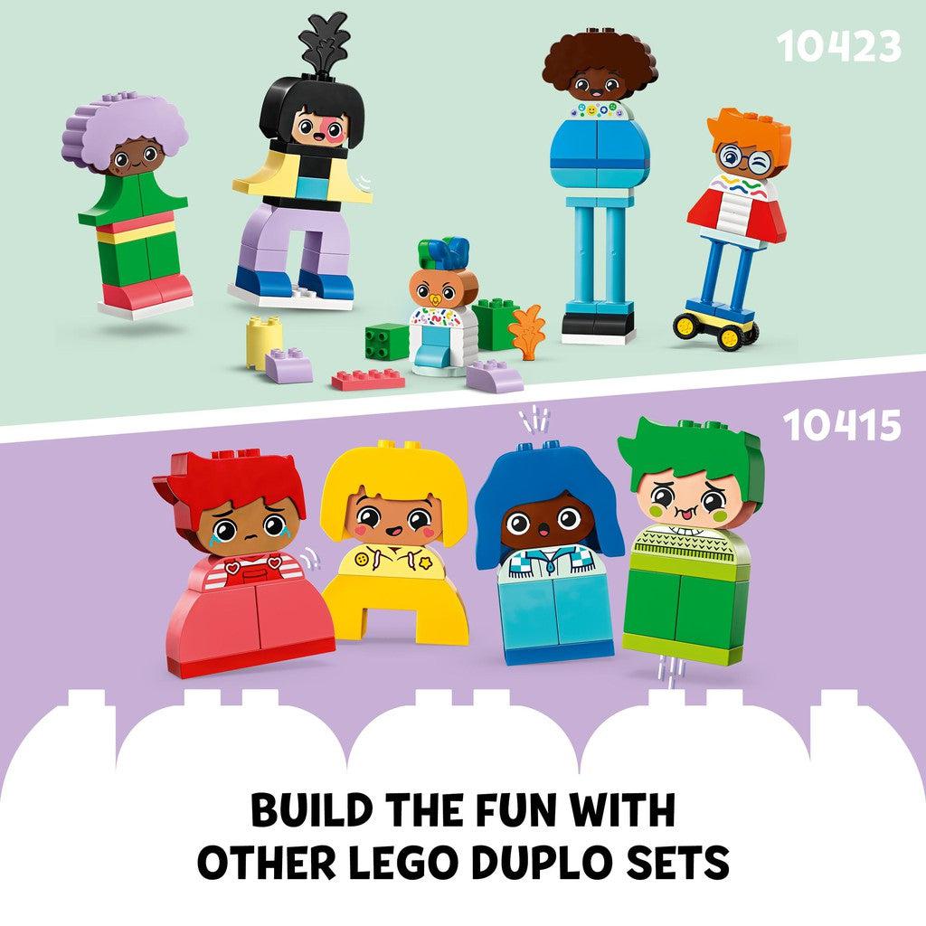 other sets include 10423 and 10415. Build the fun with other LEGO DUPLO sets