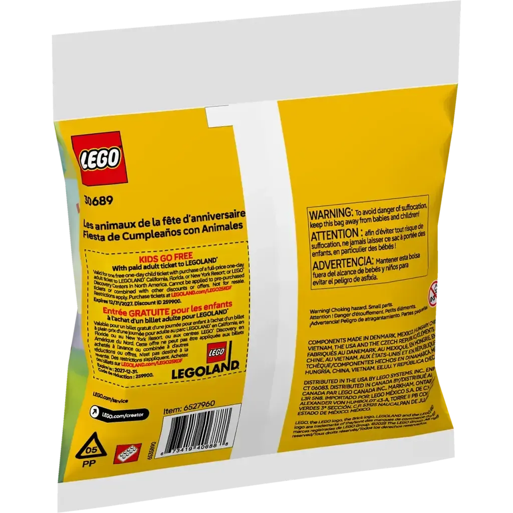 Birthday Party Animals-LEGO-The Red Balloon Toy Store