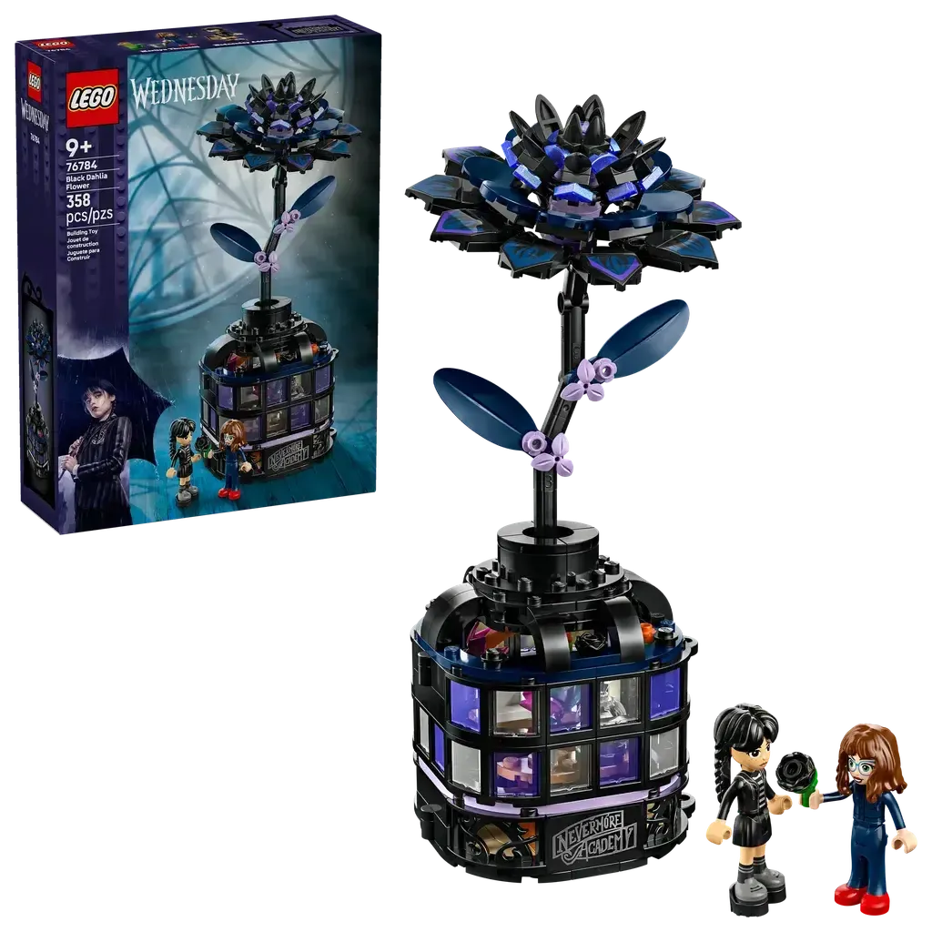 Black Dahlia Flower-LEGO-The Red Balloon Toy Store