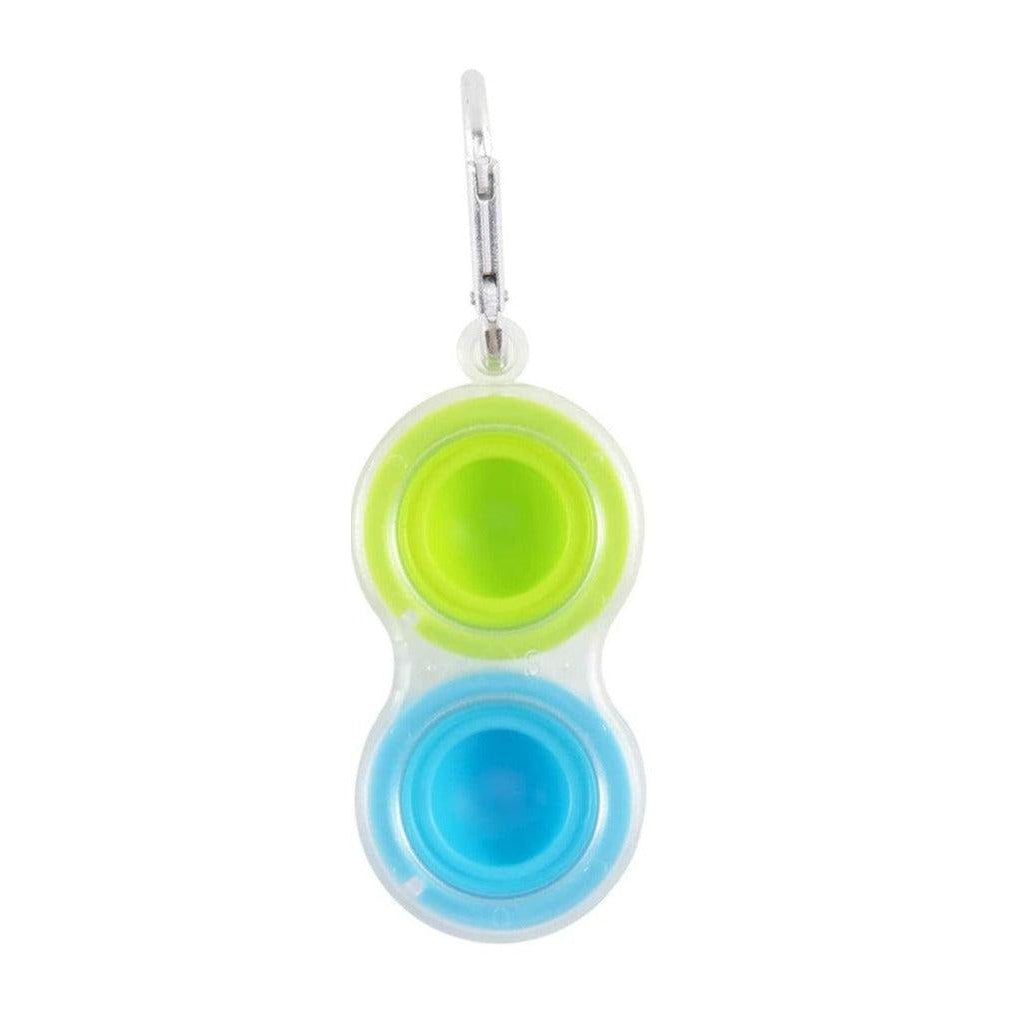 Blue & Green Clear Simpl Dimpl-Fat Brain Toy Co.-The Red Balloon Toy Store