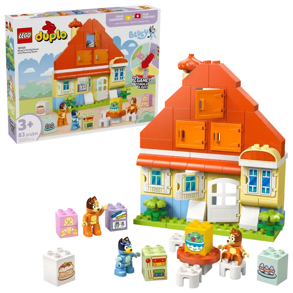Bluey's Family House with Memory Game-LEGO-The Red Balloon Toy Store