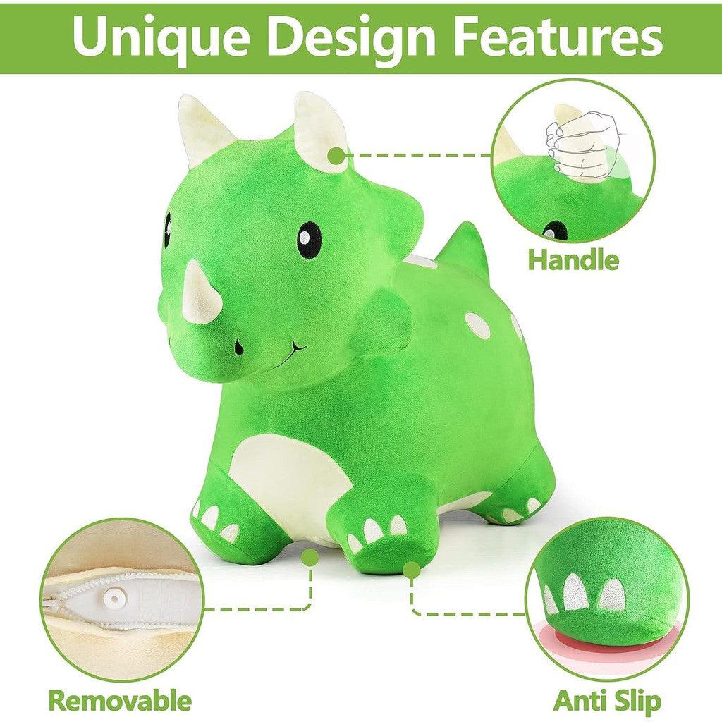 Bouncy Triceratops-iPlay iLearn-The Red Balloon Toy Store