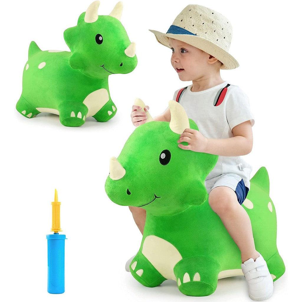 Bouncy Triceratops-iPlay iLearn-The Red Balloon Toy Store