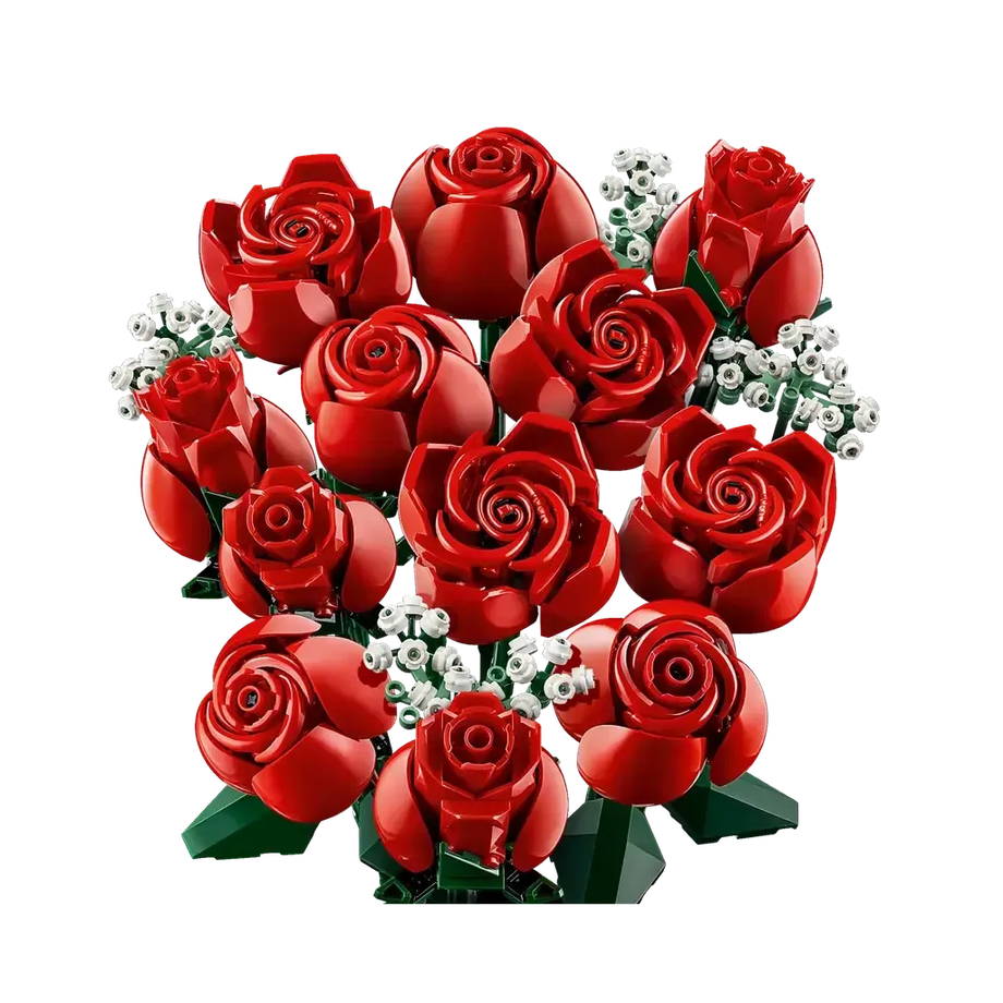 rose shape toy LEGO Icons: Bouquet of Roses (10328) – The Red Balloon Toy Store