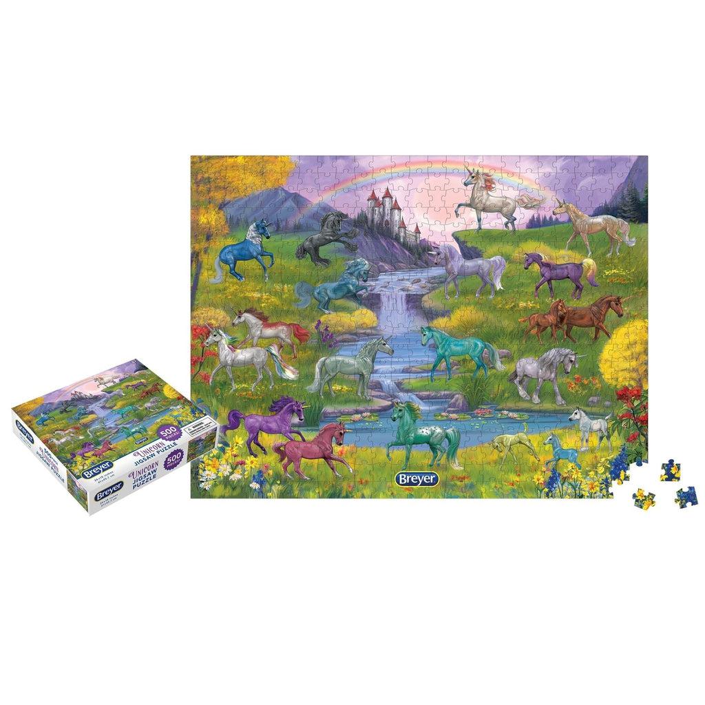 Breyer Unicorn Jigsaw Puzzle-REEVES INTERNATIONAL-The Red Balloon Toy Store