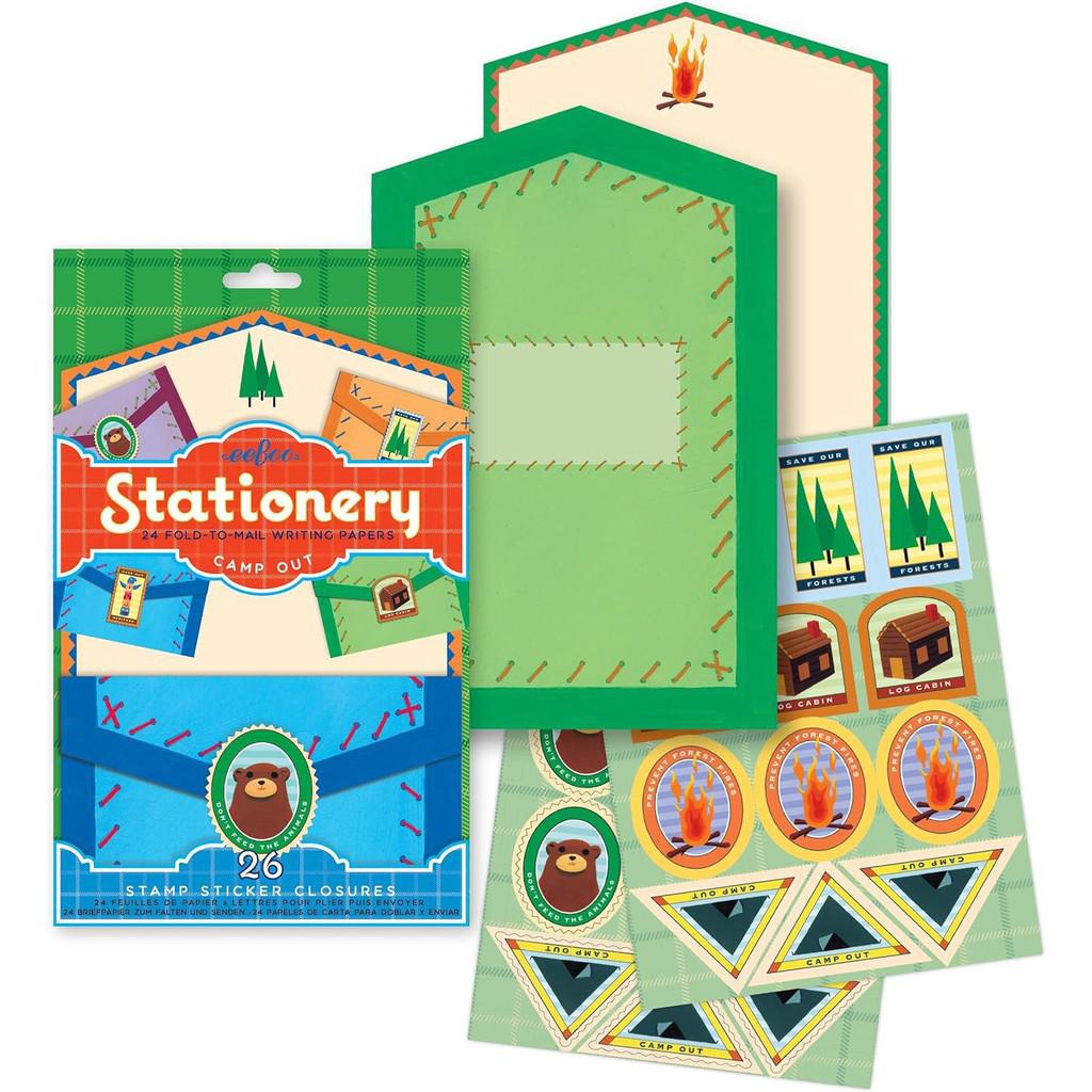 have your child write a letter with this camp themed stationary and stickers!