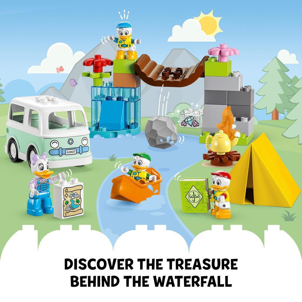 Discover the treasure behind the waterfall