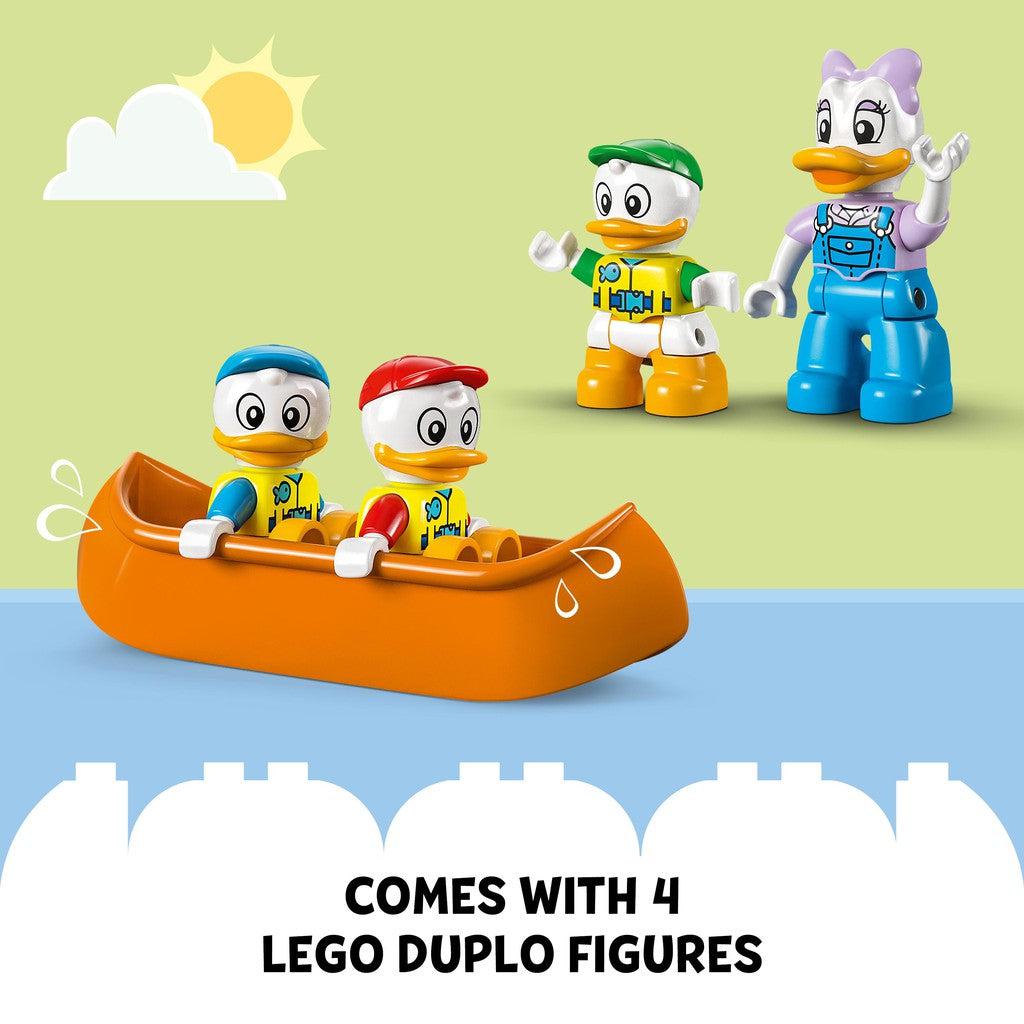 comes with 4 LEGO DUPLO figures