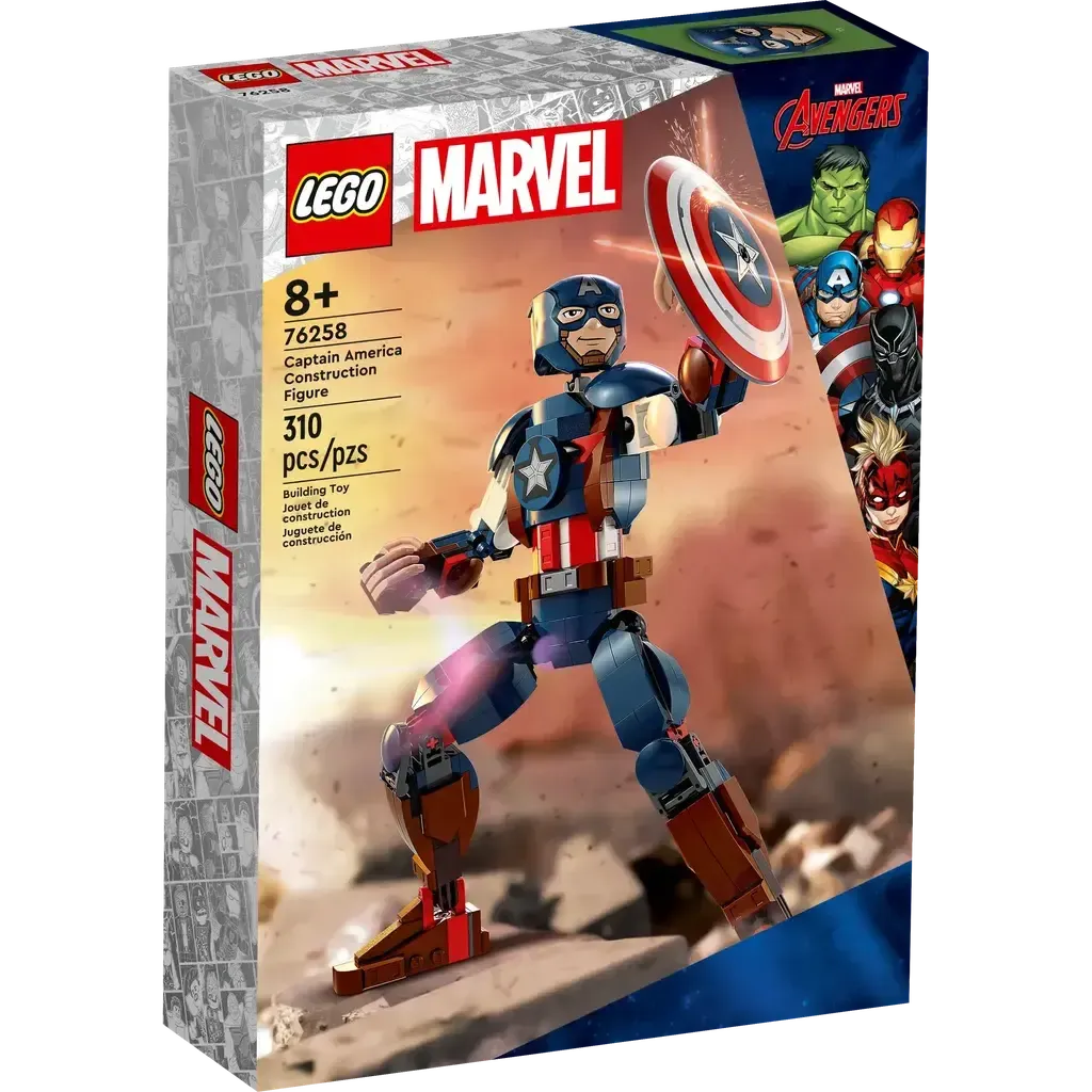 Captain America Construction Figure-LEGO-The Red Balloon Toy Store