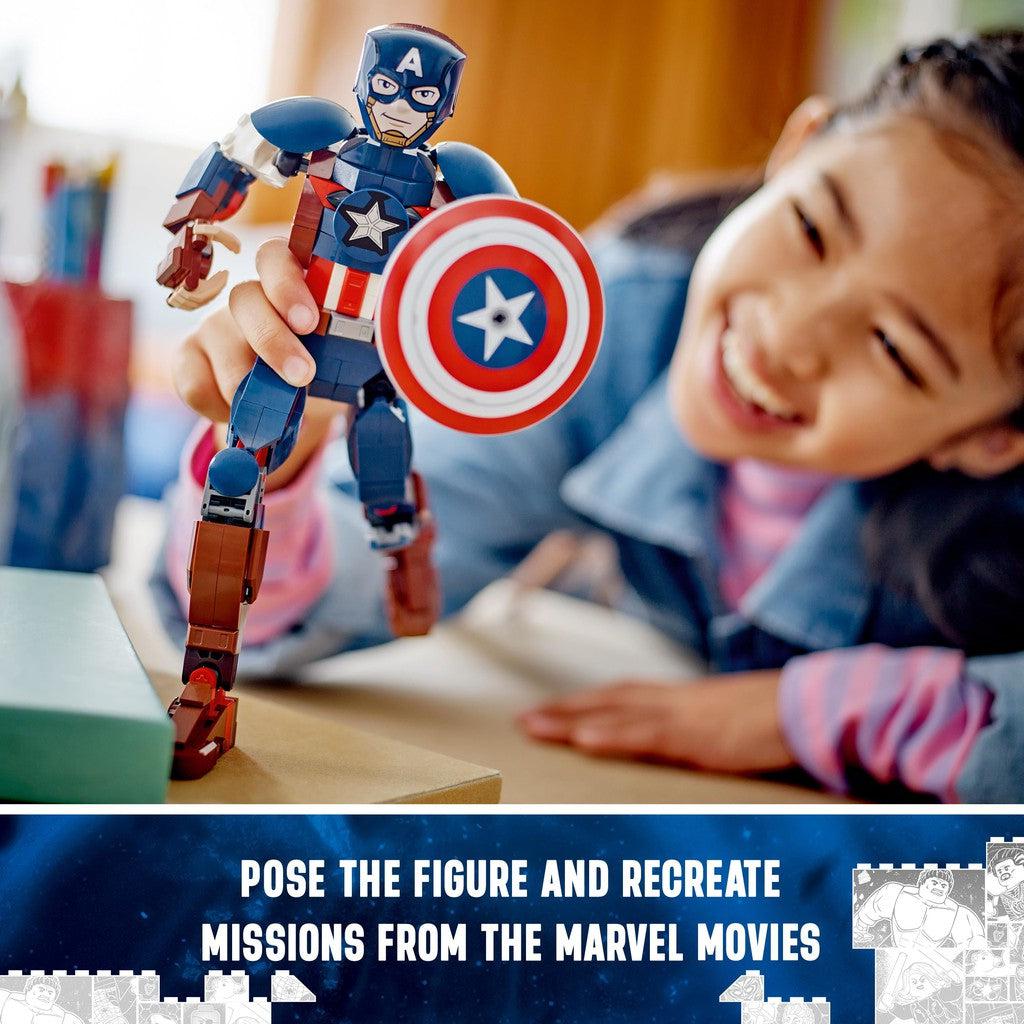 pose the figure and recreate missions for the marvel movies. 