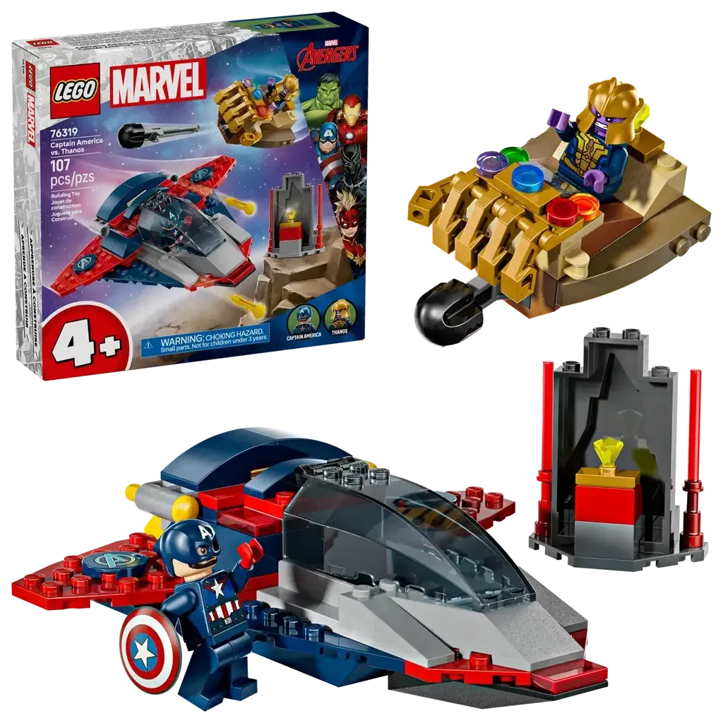 Captain America vs. Thanos-LEGO-The Red Balloon Toy Store