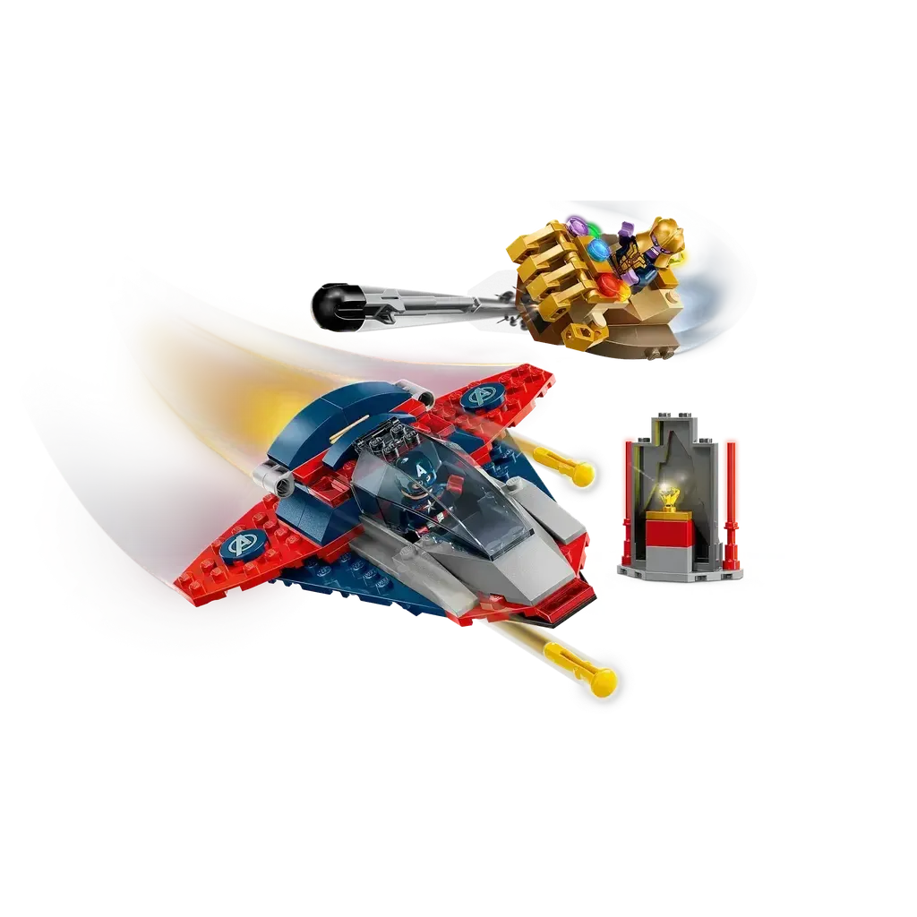Captain America vs. Thanos-LEGO-The Red Balloon Toy Store