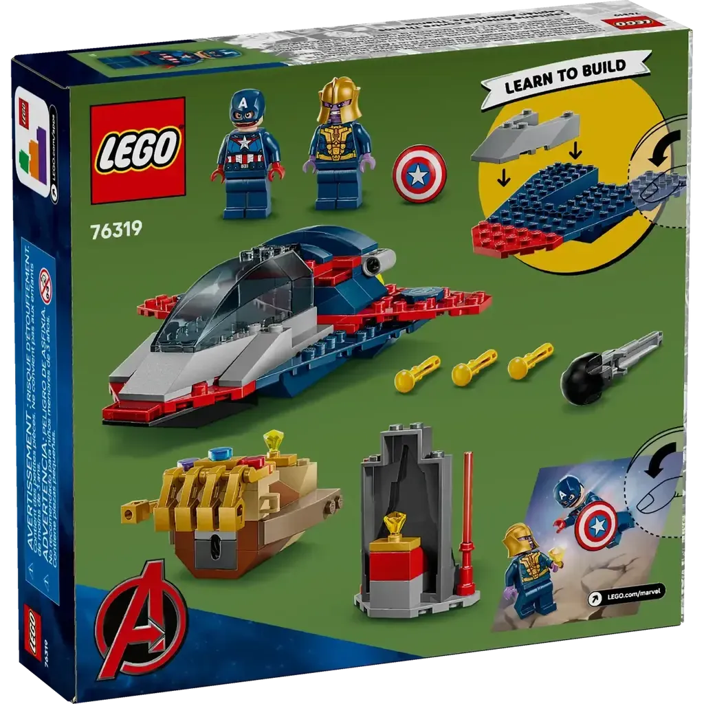 Captain America vs. Thanos-LEGO-The Red Balloon Toy Store